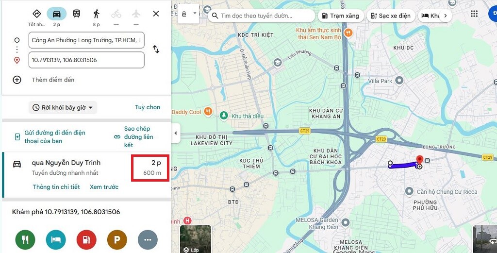 Vị trí nhà Phú Hữu