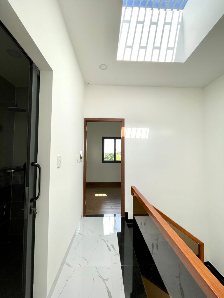 Giếng trời giúp nhà luôn có ánh sáng và đối lưu gió tự nhiên