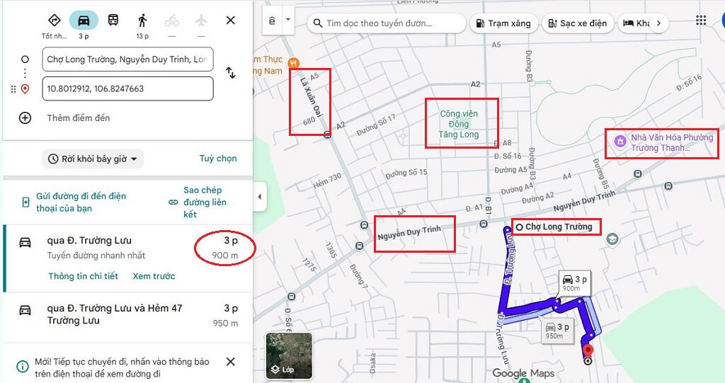 Vị trí nhà phố hướng Đông tại Quận 9 giá 5.4 tỷ