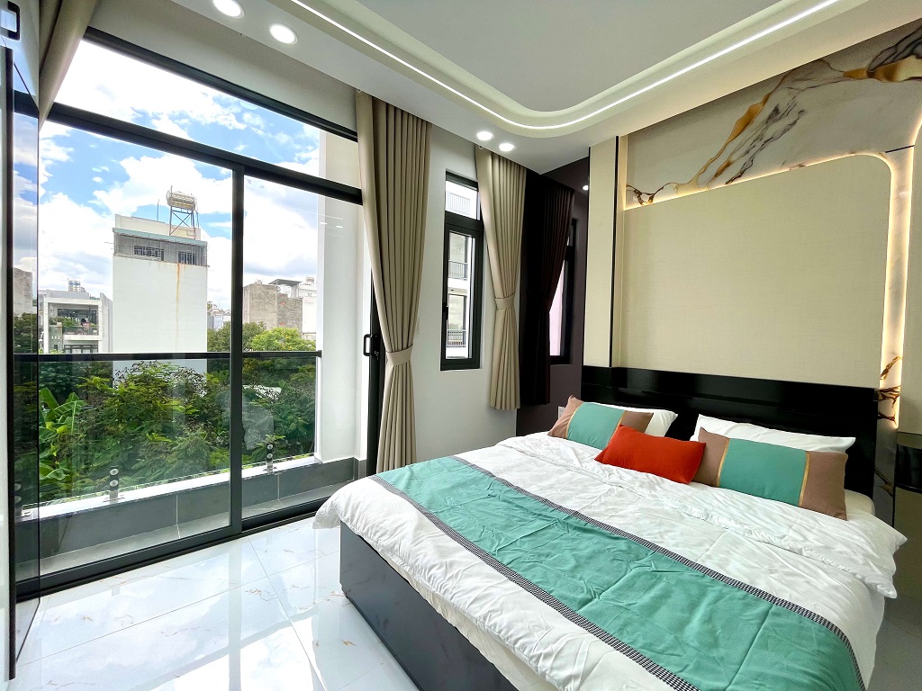 Các phòng ngủ đều có cửa sổ, tặng full nội thất